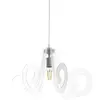 Image de EMPORIUM lampe à suspension RICCIOLINO (Satin transparent - Verre acrylique et métal)