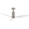 Image de Perenz Ventilatore da Soffitto Tube 7198 B CT 132cm 3 Pale Motore DC Bianco