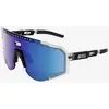 Image de Lunettes Scicon Aeroscope Crystal noir avec verre multi-miroir bleu