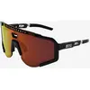 Image de Lunettes Scicon Aeroscope noires avec verres multireflets rouge orangé or.