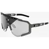 Image de Lunettes Scicon Aeroscope Crystal gris avec verre photochromique gris clair.