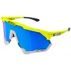 Image de Lunettes Scicon Aeroshade XL jaune gris avec lentille miroir bleu