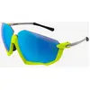 Image de Lunettes Scicon Aerojet Titanium jaune avec lentille multivision bleue