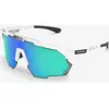 Image de Lunettes Scicon Aeroshade Kunken blanc avec verres à effet miroir bleu