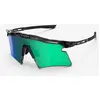 Image de Lunettes Scicon Aeroshade 2.0 Titanium noir cristallisé avec verres à effet miroir vert
