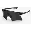 Image de Lunettes Scicon Aeroshade 2.0 Titanium noir avec verres à effet miroir noir fumé