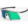Image de Lunettes Scicon Aeroshade 2.0 Titanium blanc avec verres à effet miroir vert