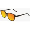 Image de Lunettes Scicon Vertex Demi noir avec verre multireflet orange rouge.