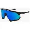 Image de Lunettes Scicon Aeroshade XL noir brillant avec verres à effet miroir SCN-PP bleu