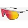 Image de Lunettes Scicon Aerowing blanc brillant avec verre à effet miroir SCN-PP rouge