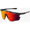 Image de Lunettes Scicon Aeroshade Kunken noir charbon avec verres monogramme rouge