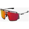 Image de Lunettes Scicon Aerowatt Crystal blanc avec verre multi-miroir rouge