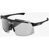 Image de Lunettes Scicon Aerowatt Foza noires avec verres photochromiques gris.