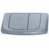 Image de Plaque de commande Inox WC encastré Valsir Angel Rios double volume chromé