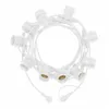 Image de Guirlande guinguette 36V basse tension 5M 10 douilles connectable câble blanc IP44 professionnelle Lotti