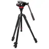 Image de Manfrotto Trépied Vidéo En Aluminium Avec Rotule Fluide À Base Plate Type 502 - Mvk502055xpro3v