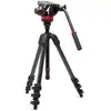 Image de Manfrotto Trépied Vidéo En Carbone Avec Rotule Fluide À Base Plate Type 502 - Mvk502055cxprov