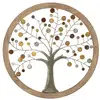 Image de Panneau décoratif 3d en métal et bois multicolore 59x1,80 cm
