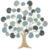 Image de Décoration Murale En Métal "pommier" 90cm Bleu
