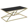 Image de Table Basse Design Pyramid 110cm Noir & Or