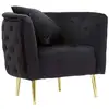 Image de Fauteuil en tisu matelassé bucarest 76 x 74 x 71 cm