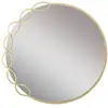 Image de Miroir Mural Design "eleanor" 73cm Or