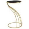 Image de Table D'appoint Design "flush" 60cm Noir & Or