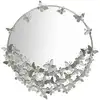 Image de Miroir Mural Design "butterfly" 94cm Argent