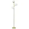 Image de Lampadaire 3 Sphères "glamy Luci" 190cm Blanc & Or