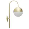 Image de Applique Murale Sphère "glamy Street" 51cm Blanc & Or