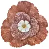 Image de Panneau décoratif fleur 3d en métal multicolore 73,5x11x72