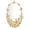 Image de Miroir Mural Design Butterfly 89cm Or
