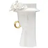 Image de Vase Déco En Porcelaine "woman Elegant" 23cm Blanc