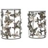 Image de Lot De 2 Tables D'appoint "butterfly" 55cm Multicolore