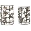 Image de Lot de 2 tables en métal multicolore ø 41,3x55-35x50,3 cm