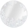 Image de Miroir mural papillons en métal blanc Ø 625x23 cm