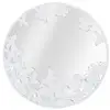 Image de Miroir mural design butterfly 62cm blanc