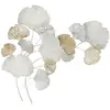 Image de Décoration murale en métal 3d avec feuilles de ginkgo silvy