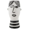 Image de Vase Déco Visage En Porcelaine "face" 26cm Blanc & Noir