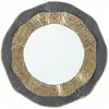 Image de Miroir Mural Design "shai" 65cm Gris & Or