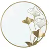Image de Miroir Mural Design "flora" 75cm Or