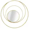 Image de Miroir mural design arc 80cm or