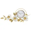 Image de Horloge avec fleurs décoratives en métal Flow 92.5 x 8 x 45.5 cm