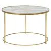 Image de Table basse en verre butterfly 60cm or