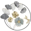 Image de Décoration Murale Ronde En Métal "campur" 78cm Multicolore