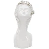 Image de Vase Déco En Porcelaine "young Lady Roses" 26cm Blanc