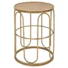 Image de Table D'appoint Design En Rotin "samui" 55cm Naturel