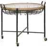 Image de Table basse à roulettes cebu 70cm noir & naturel