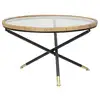 Image de Table basse ronde st barth 80cm multicolore