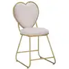 Image de Chaise Design Coeur "heart" 80cm Rose & Or